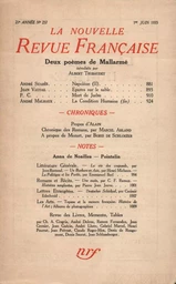 La Nouvelle Revue Française N° 237 (Juin 1933)