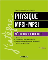 Physique Méthodes et Exercices MPSI-MP2I - 4e éd.