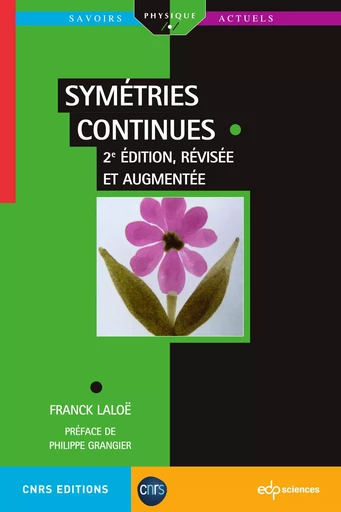 Symétries continues 2ème édition - Franck Laloe - EDP sciences