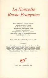 La Nouvelle Revue Française N° 268