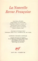 La Nouvelle Revue Française N° 260