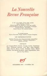 La Nouvelle Revue Française N° 264