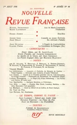 La Nouvelle Nouvelle Revue Française N' 44 (Aoűt 1956)