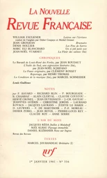 La Nouvelle Revue Française N° 336