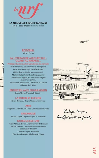 La Nouvelle Revue Française N° 645 -  Collectifs - Editions Gallimard - Revues NRF