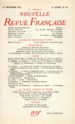 La Nouvelle Nouvelle Revue Française N' 36 (Décembre 1955)