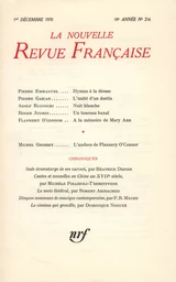 La Nouvelle Revue Française N° 216