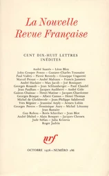 Cent dix-huit lettres inédites N° 286