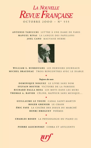 La Nouvelle Revue Française N° 555 - André Gide - Editions Gallimard - Revues NRF