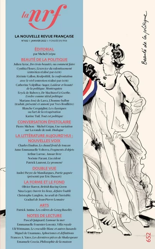 La Nouvelle Revue Française N° 652 -  Collectifs - Editions Gallimard - Revues NRF