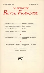 La Nouvelle Revue Française N° 213