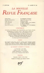 La Nouvelle Revue Française N' 150 (Juin 1965)