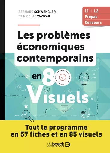 Problèmes économiques contemporains en 80 visuels - Bernard Schwengler, Nicolas Waszak - De Boeck Supérieur