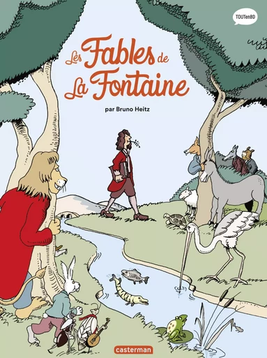 Les Classiques en BD - Les Fables de La Fontaine - Bruno Heitz - Casterman Jeunesse