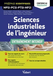 Sciences industrielles de l'ingénieur MPSI-PCSI-PTSI-MP2I - Entraînement intensif - Conforme au programme