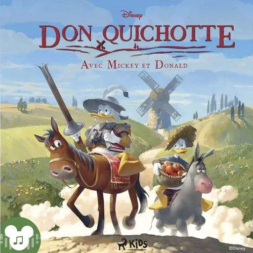 Disney Don Quichotte avec Mickey et Donald -  Disney - Saga Egmont French