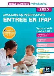 Réussite admission Entrée en IFAP - Auxiliaire de puériculture 2025