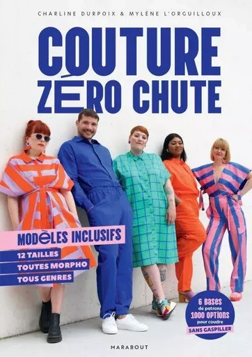 Couture zéro  chute - Charline Durpoix, Mylène L'Orguilloux - Marabout