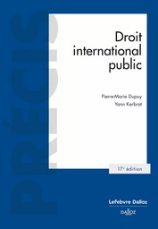 Droit international public. 17e éd. (N)