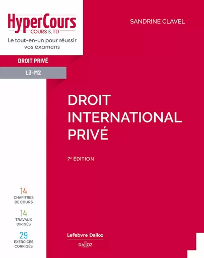 Droit international privé 7ed - Sandrine Clavel - Groupe Lefebvre Dalloz