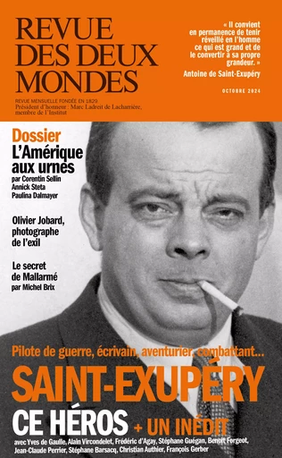 Revue des Deux Mondes octobre 2024 - Aurélie Julia, Jean-Claude Perrier, Alain Vircondelet, Christian Authier, Yves de Gaulle, Frédéric d'Agay, Stéphane Guegan, François Gerber, Benoît Forgeot, Stéphane Barsacq, Corentin Sellin, Annick Steta, Paulina Dalmayer, Michaël Ferrier, Judith Sibony, Michel Brix, Christine Clerc, Catherine Van Offelen, Pauline de Préval, Perre de Senarclens - Revue des Deux Mondes