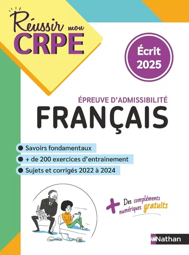 EBOOK - Français - Epreuve écrite - admissibilité - 2024-205 - Anne-Rozenn Morel - Nathan