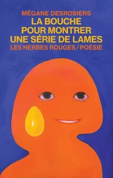 La bouche pour montrer une série de lames