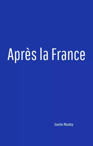 Après la France - Gautier Mauduy - Librinova