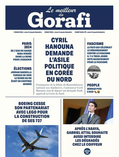 Le Meilleur du Gorafi -  LE GORAFI - Cherche Midi