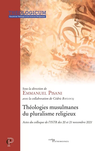 Théologie musulmane du pluralisme religieux - Emmanuel Pisani - Editions du Cerf