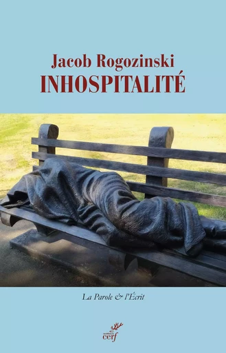 Inhospitalité - Jacob Rogozinski - Editions du Cerf