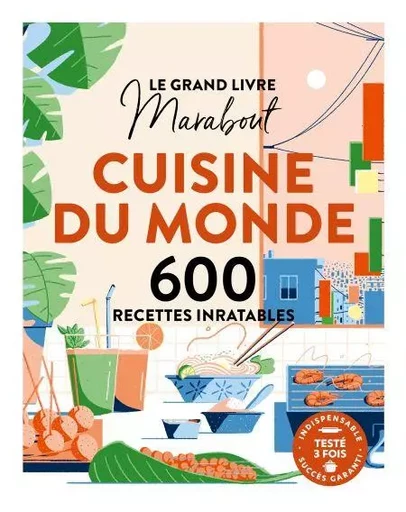 Le grand Livre Marabout Cuisine du monde -  Collectif - Marabout