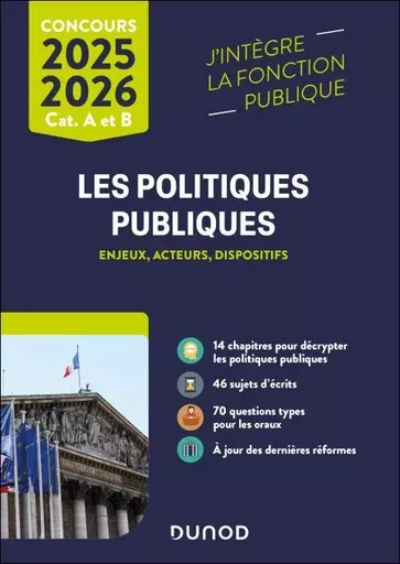 Les politiques publiques 2025-2026 - Patrick Horusitzky - Dunod