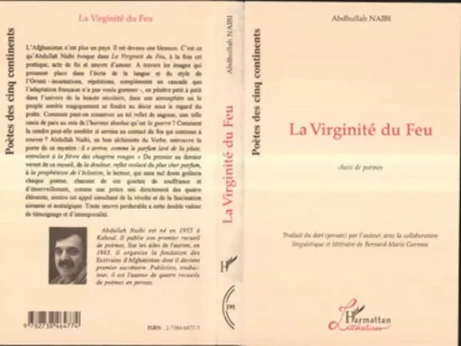 La Virginité du Feu - Abdhullah Naibi - Editions L'Harmattan