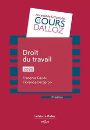 Droit du travail 2025. 11e éd. (N)