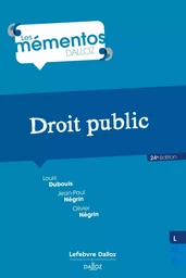 Droit public. 24e éd. (N)