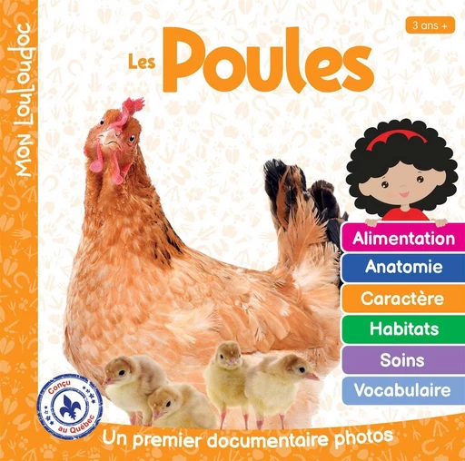 Les poules - Marie-Claude Ouellet - Méga Éditions