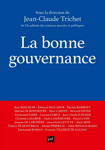 La bonne gouvernance - Jean-Claude Trichet - Humensis