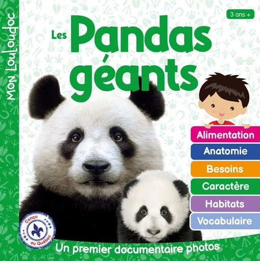 Les pandas géants - Marie-Claude Ouellet - Méga Éditions