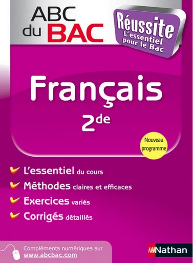 ABC DU BAC Réussite Français 2de - Nathalie Broux, Étienne Buraud - Nathan