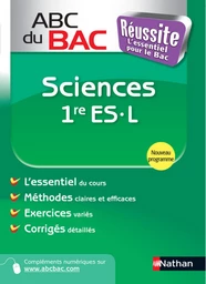 ABC du BAC Réussite Sciences 1re ES.L