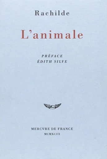 L'animale -  Rachilde - Le Mercure de France