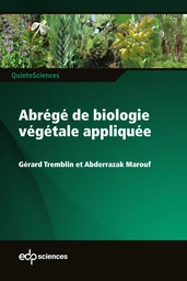 Abrégé de biologie végétale appliquée