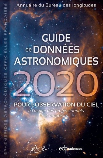 Guide de données astronomiques 2020 -  IMCCE - EDP sciences