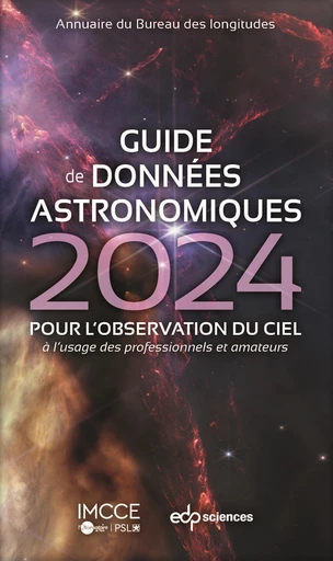 Guide de données astronomiques 2024 -  IMCCE - EDP sciences