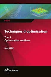 Techniques d'optimisation - Tome 1