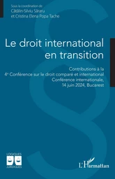 Le droit international en transition