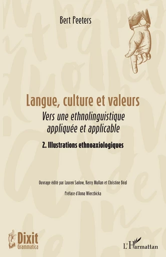 Langue, culture et valeurs - Bert Peeters - Editions L'Harmattan