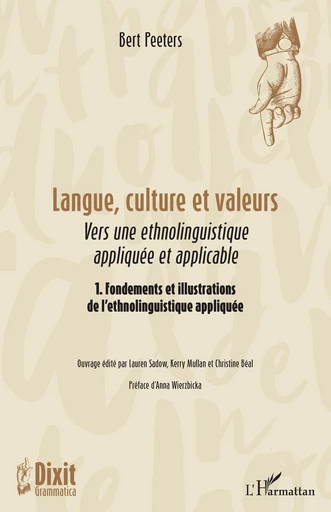 Langue, culture et valeurs - Bert Peeters - Editions L'Harmattan