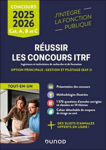 Réussir les concours ITRF - 2e éd. - Eve Texier - Dunod